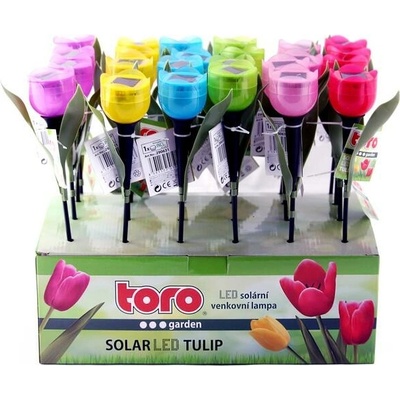 TORO Solárne vonkajšie LED svetlo tulipán