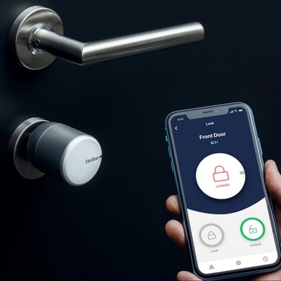 Tedee Smart Lock, elektronický zámok, čierny Tedee Čierny Vstavaná