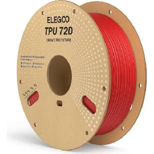 Elegoo TPU 72D Red - 1, 75 mm / 1000 g (50.203.1150)