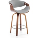 Halmar H123 popelavá Eko-kůže / ořechový