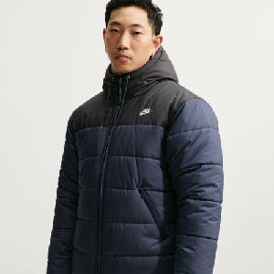 Nike Яке Nike Mens NSW Fill Hooded Full-Zip Puffer Jacket - Navy