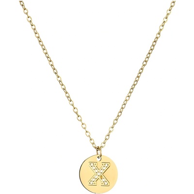 HARAHU Колие Абецеда - x / Златен kp21229 (21229)