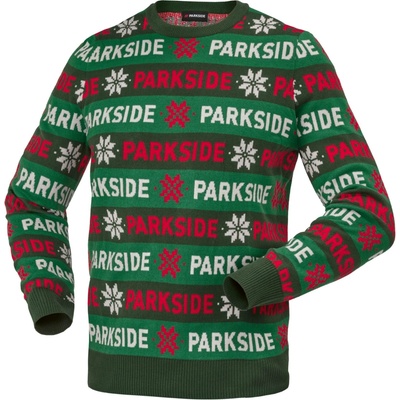 Parkside pánský vánoční svetr zelená