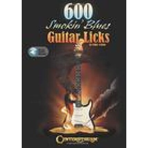 600 Smokin' Blues Guitar Licks by Eddie Collins with Online Audio Demos (ISBN: 9781574243987)