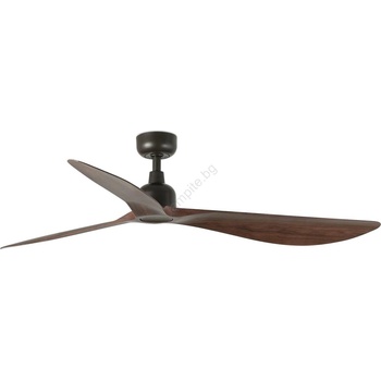 Faro Barcelona Faro 34362 - Вентилатор за таван outwood l кафяв/черен Ø 150 см ip44 + д. у (fa34362)