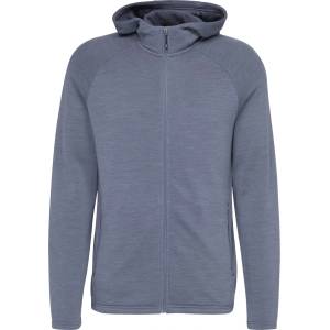 Stoic Мъжко вълнено яке Stoic MerinoFleece240 ForseSt. Zip Hoody Merino hoodie - Ink Grey / Melange (005-7417-0311)