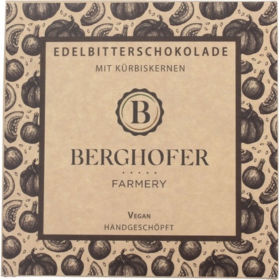 Berghofer Farmery Dýňová semínka s hořkou čokoládou 100 g