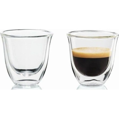 De'Longhi Poháre na espresso 2 x DÉLONGHI ESPRESSO SKLENIČKY Poháre 90 ml