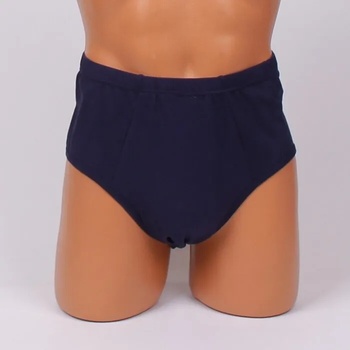 Image 1 of Макси слип в тъмносин цвят от еластична материя