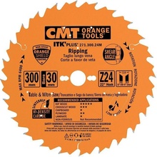 CMT ITK Ultra tenký kotouč pro AKU pily D165x1,7 d20(+15,87) Z24 HM podélný řez