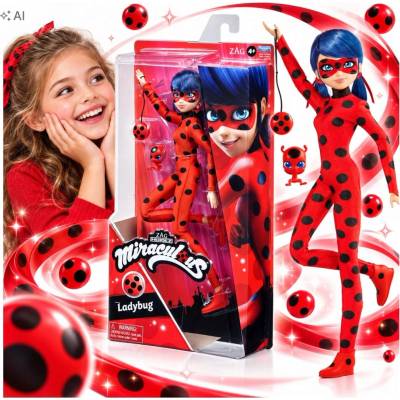 Orbico Miraculous Lienka a čierny kocúr Dragon Bug
