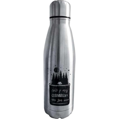 Bohemia Gifts termoska s potiskem 500 ml Cestovatelský sen