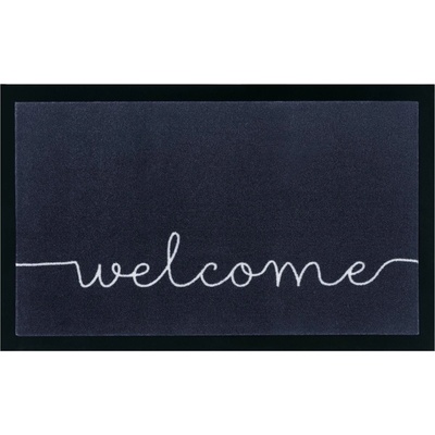 Hanse Home Collection Welcome 104512 Anthracite / Cream Šedá 45x75 cm