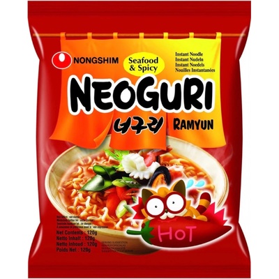 Nongshim Neoguri Ramyun Morské plody Instantná štipľavá polievka 120 g