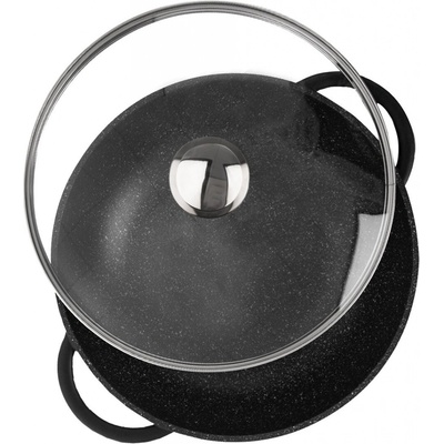 Orion Panvica Wok GRANDE 32 cm sklenená pokrievka indukcia