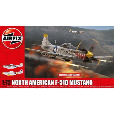 Airfix North American F-51D Mustang Classic Kit letadlo A02047A 1:72