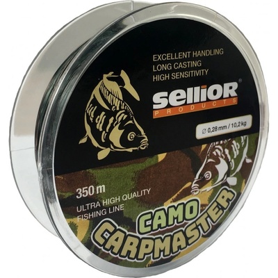 Sellior Camo Carp Master 350 m 0,28 mm 10,2 kg