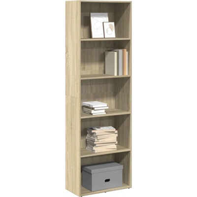 vidaXL Knihovna dub sonoma 60x30x189 cm kompozitní dřevo