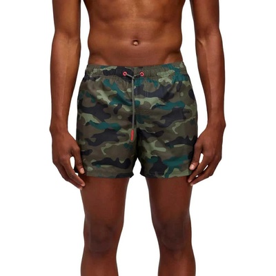 Sundek Бански гащета Sundek Camou swimming shorts - Green (Deep Forest)