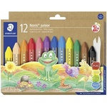 STAEDTLER Пастели, джъмбо, шестоъгълни, STAEDTLER "Noris Junior 224", 12 различни цвята 224 C12 (224 C12)