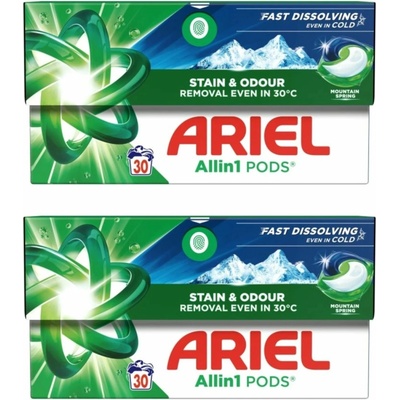Ariel prací kapsle Mountain Spring 2 x 30 PD