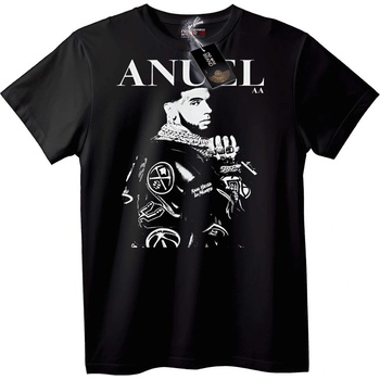 NOONEBRAND Тениска ANUEL AA Черна - S, White