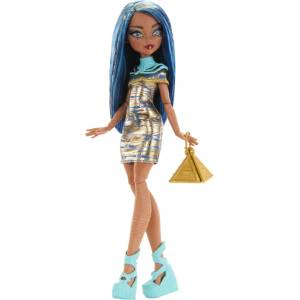 Monster High Кукла Monster High - Клео де Нил, с къса златна рокля, 27 cm (HRC12)