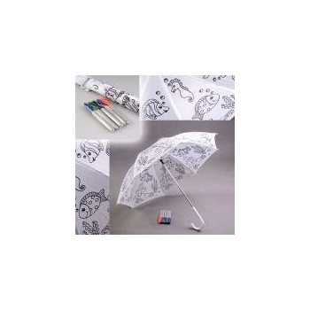 Deštník pro děti Omalovánka