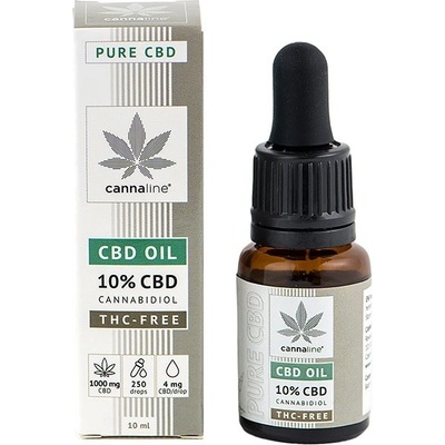 Cannaline CBD olej 10% bez THC 1000 mg 10 ml – Sleviste.cz