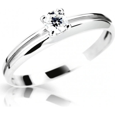 Cutie Jewellery zásnubní prsten z bílého zlata Z6880 1272 10 X 2