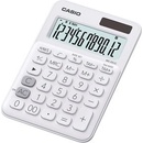 CASIO MS 20UC WE - Štýlová farebná stolná kalkulačka s 12-miestnym displejom, výpočtom %, DPH a ďalšími funkciami.