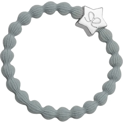 By Eloise London Silver Star Ластик за коса за жени цвят Misty Grey