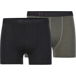 Heber Peak Мъжко мериносово термобельо Heber Peak MerinoMix165 PineconeHe. Boxer 2-Pack Merino base layer - Black / Olive Nights - размер XL (015-2303-0214)
