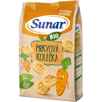 SUNAR bio Хрупкави морковени кръгчета 45 г
