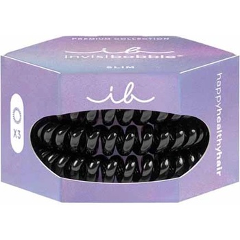 Invisibobble Slim Premium True Black 3 ks