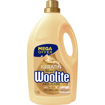 Woolite Keratin Therapy Pro-Care tekutý prací přípravek 4,5 l 75 PD