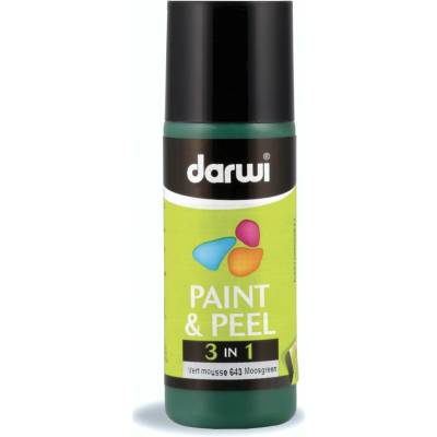 Darwi Paint & Peel 3v1 zlupovacia farba na sklo 80 ml machová zelená