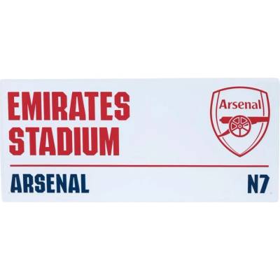 CurePink: | Cedule na zeď FC Arsenal: Ulice (40 x 18 cm) [TM-06928]