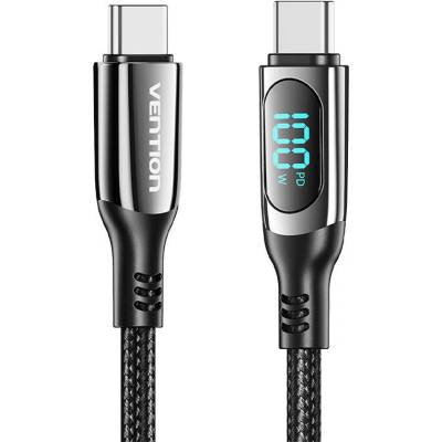 Vention TAYBAV USB 2.0 C-C 100 W 5A, 1,2m, černý