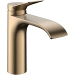 Hansgrohe Vivenis - Смесител за мивка с изпразнител, EcoSmart, CoolStart, четкан бронз 75023140 (75023140)