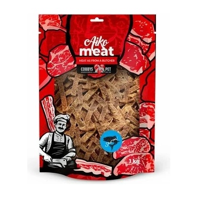 COBBYS PET AIKO Meat lososové plátky pre malé plemená 1kg