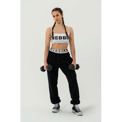 Dámske tepláky Nebbia Barbell Therapy Muscle Mommy 623 Black