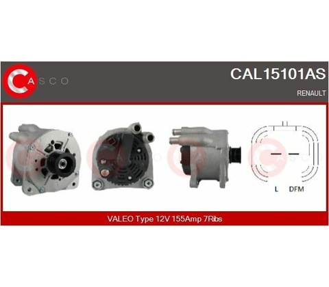 generátor CASCO CAL15101AS