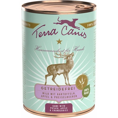 Terra Canis kuracie s paštrnákom, púpavou a černicami 6 x 400 g