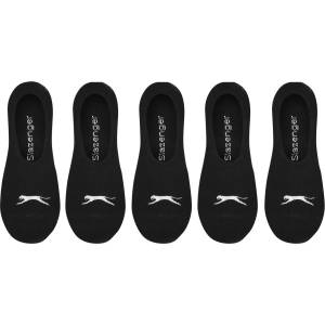 Slazenger Мъжки чорапи Slazenger 5 Pack Invisible Socks Mens - Black