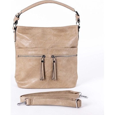 Romina & Co Středně velká kabelka na rameno i crossbody D191/22 hnědá