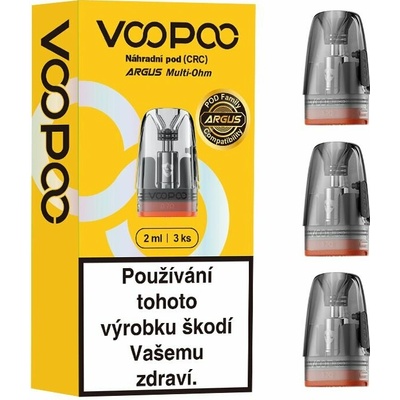 VooPoo Argus Multi-Ohm cartridge 2ml 3pack