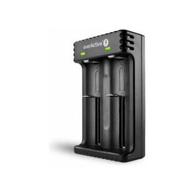 EVERACTIVE Зарядно устройство за за литиево-йонни батерии EverActive LC-200, 3.7 V, CR18650, CR123, 1 x Micro USB, Черно, EVER-C-LC-200