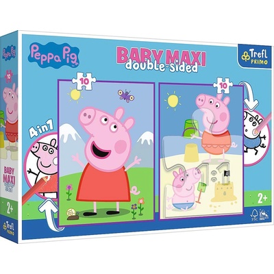 Trefl Peppa Pig Baby Maxi Good Day Пъзел 10 броя Анимации (024623)