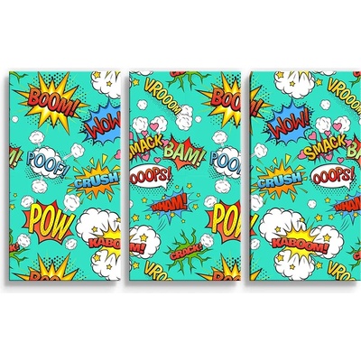 Sablio Obraz - 3-dílný Komiks Varianta: 120x80cm